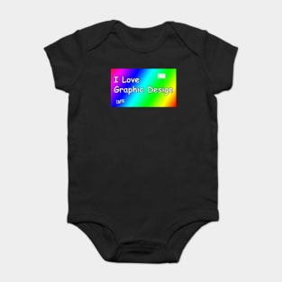 Ironic Graphic Designer Baby Bodysuit